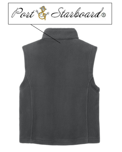 Youth Fleece Vest - Featuring Port and Starboard Signature Embroidered Logo