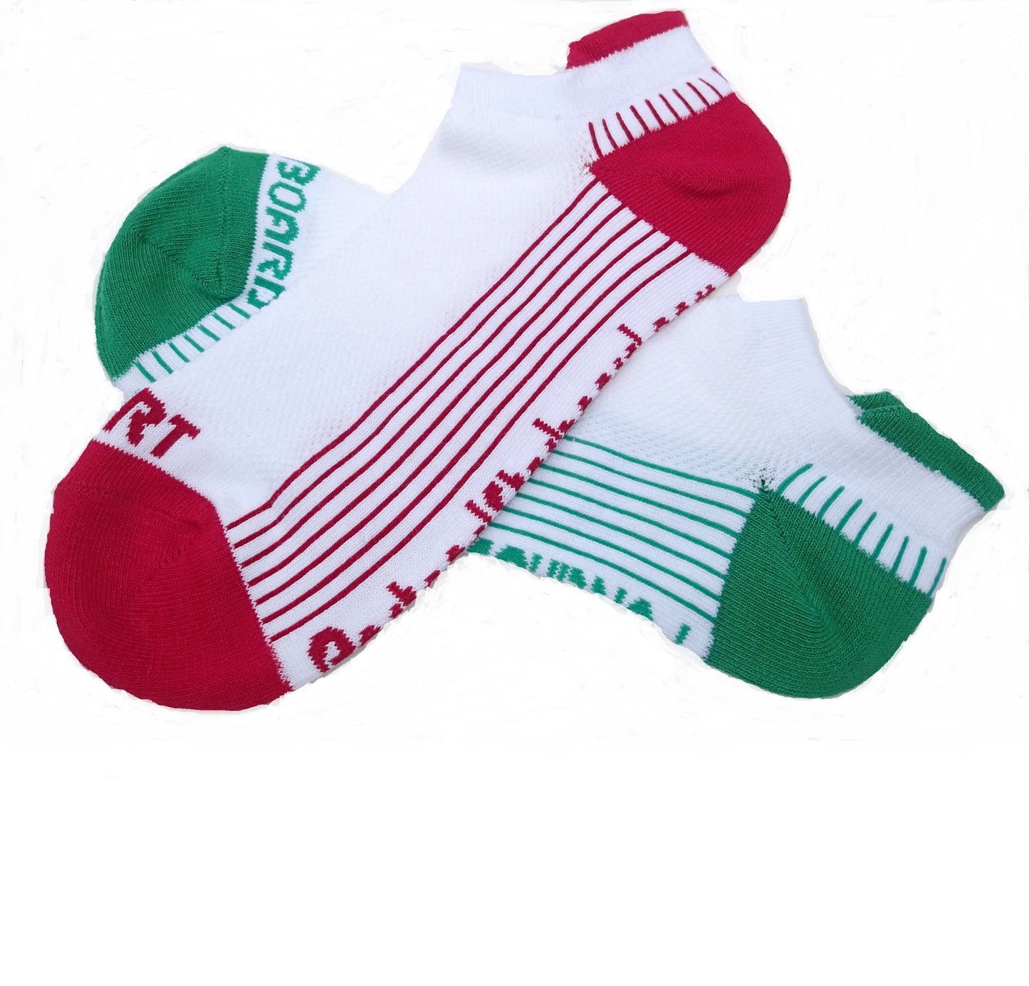 Women's White P&S Ankle Socks - Signature Port and Starboard Ankle Socks