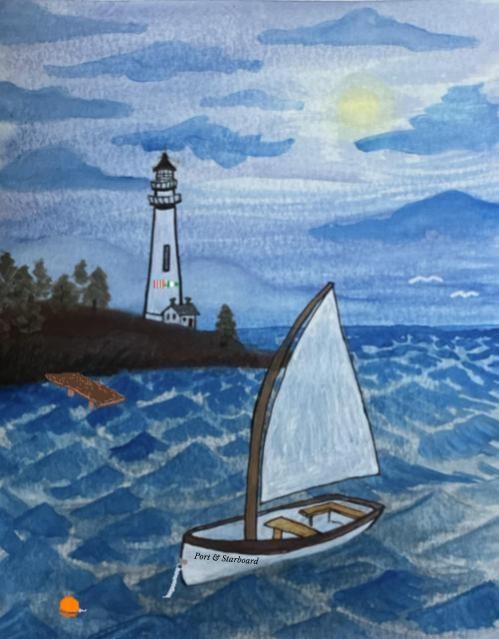Dingy Greeting Card - Blank P&S Notecard