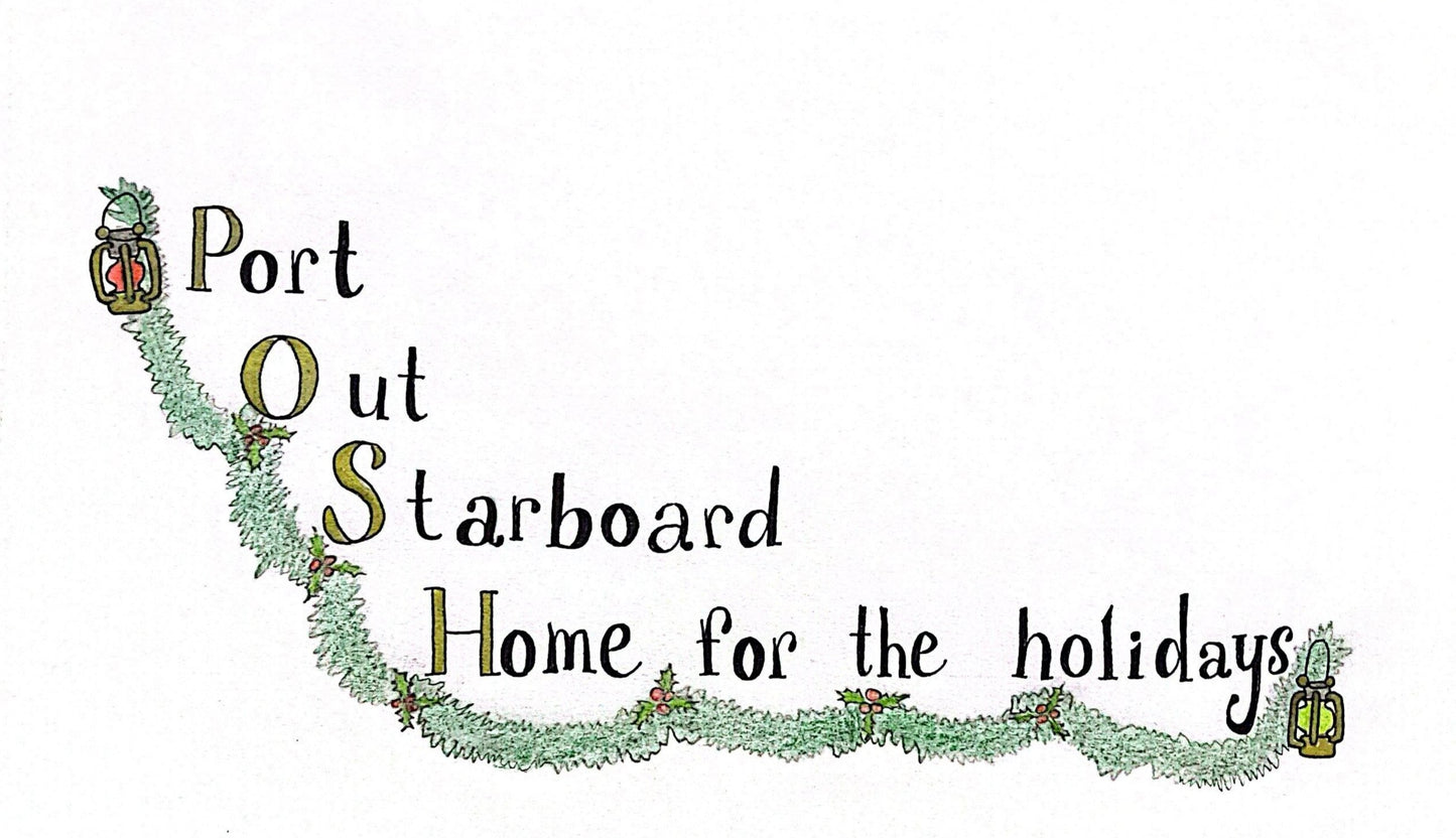 Home For The Holidays Greeting Card