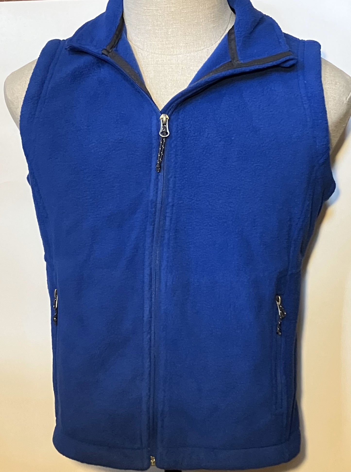 Womens Royal Blue Fleece Vest
