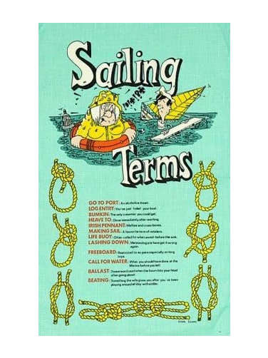 Nauticalia Tea Towel Sailing Terms