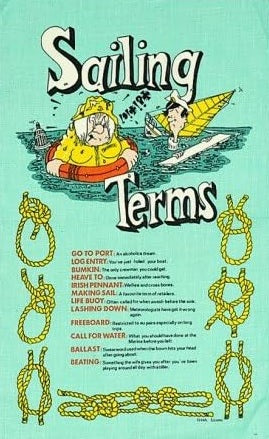 Nauticalia Tea Towel Sailing Terms