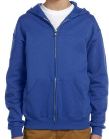 Jerzees Youth Fleece Full-Zip Hooded Sweatshirt