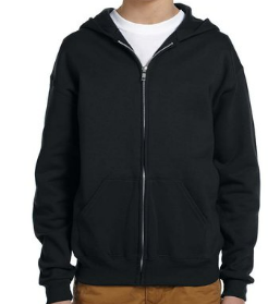 Jerzees Youth Fleece Full-Zip Hooded Sweatshirt