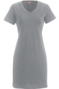 Women's V-Neck Cotton Dress - Featuring Port and Starboard Embroidered Logo