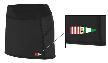 Women's Skort - P&S Signature Logo Embroidered Sailing Attire for Women Augusta Sportswear
