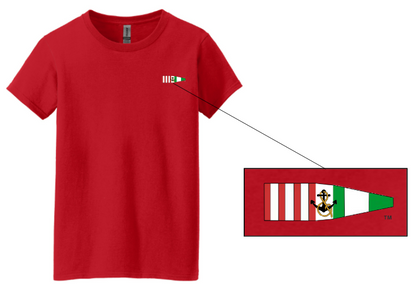Women's Short Sleeve Tee Shirt - Featuring Signature Port and Starboard Embroidered Logo