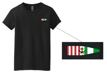 Women's Short Sleeve Tee Shirt - Featuring Signature Port and Starboard Embroidered Logo