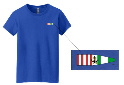 Women's Short Sleeve Tee Shirt - Featuring Signature Port and Starboard Embroidered Logo