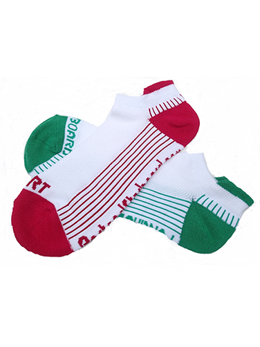 Women's White P&S Ankle Socks - Signature Port and Starboard Ankle Socks
